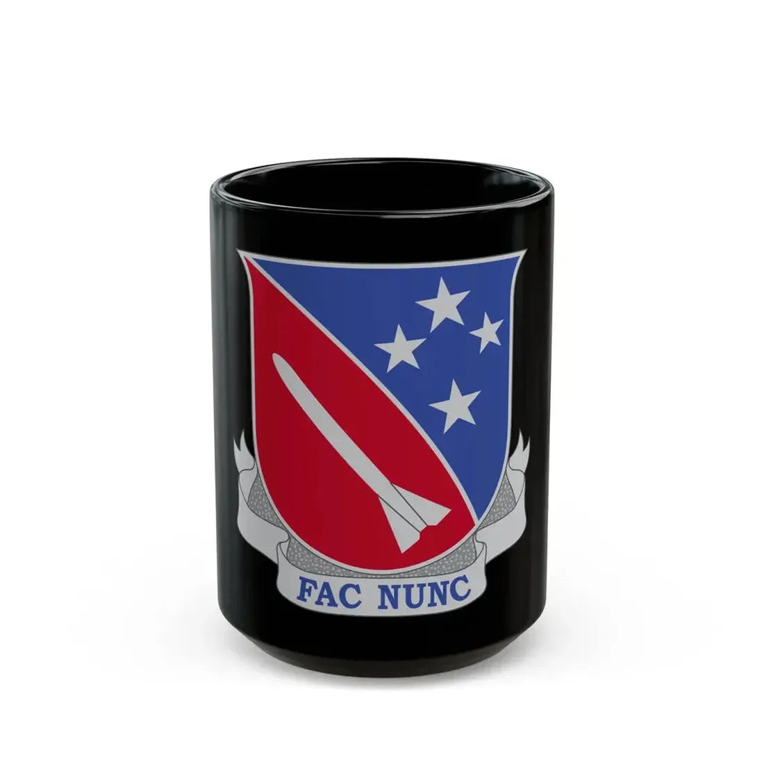 247 Field Artillery Missile Battalion (U.S. Army) Black Coffee Mug - Go Mug Yourself