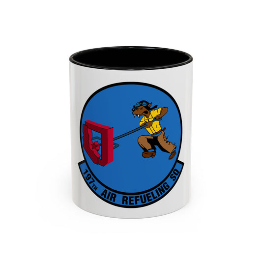 197 Air Refueling Squadron (U.S. Air Force) Accent Coffee Mug