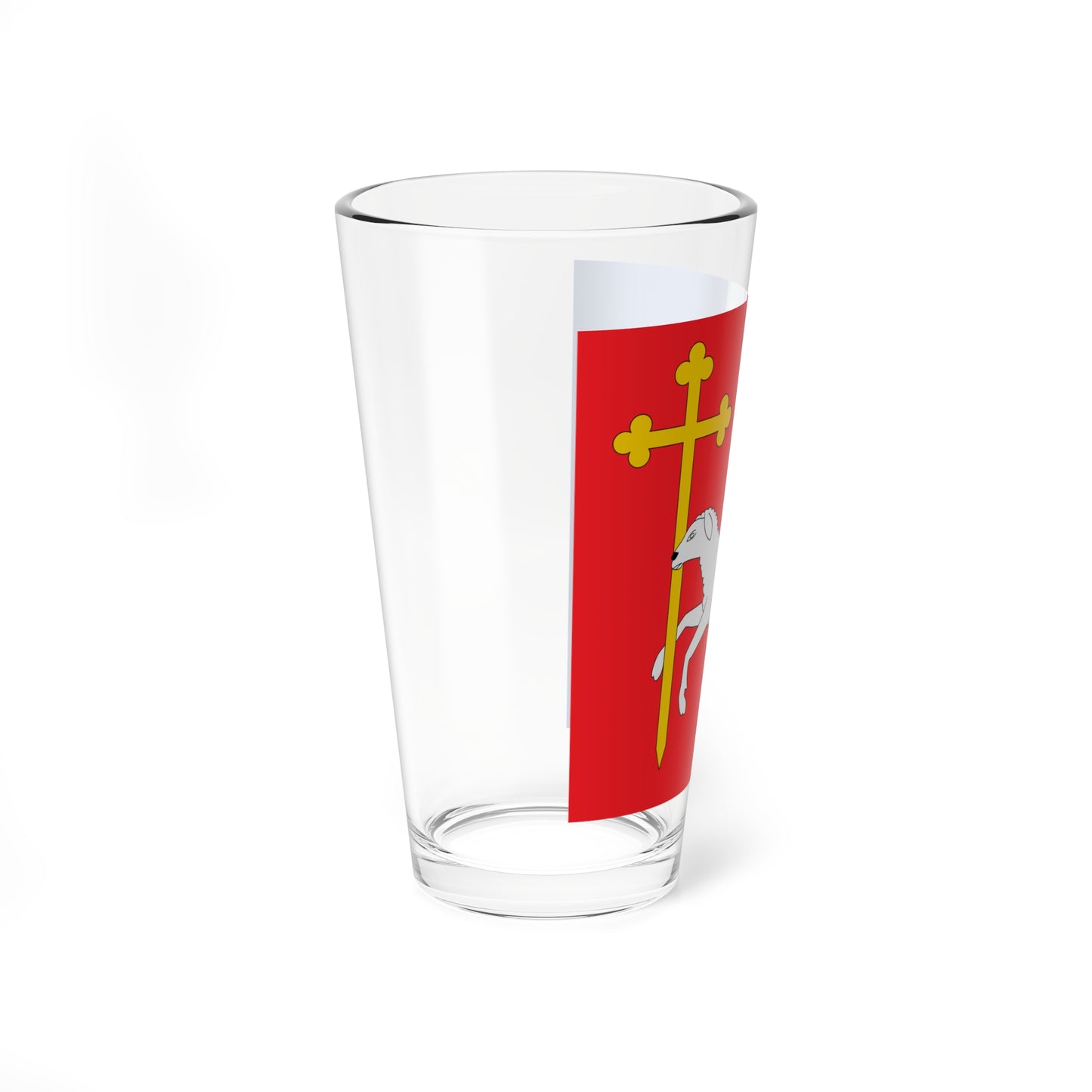 Flag of Gilberto Agustoni (Switzerland) Pint Glass 16oz