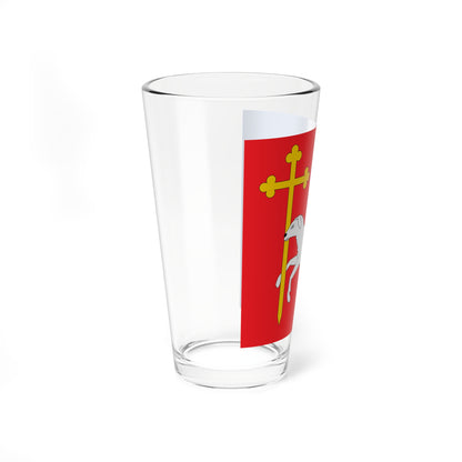Flag of Gilberto Agustoni (Switzerland) Pint Glass 16oz