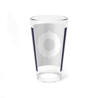 Flag of Toyonaka Osaka dark blue version (Japan) Pint Glass 16oz