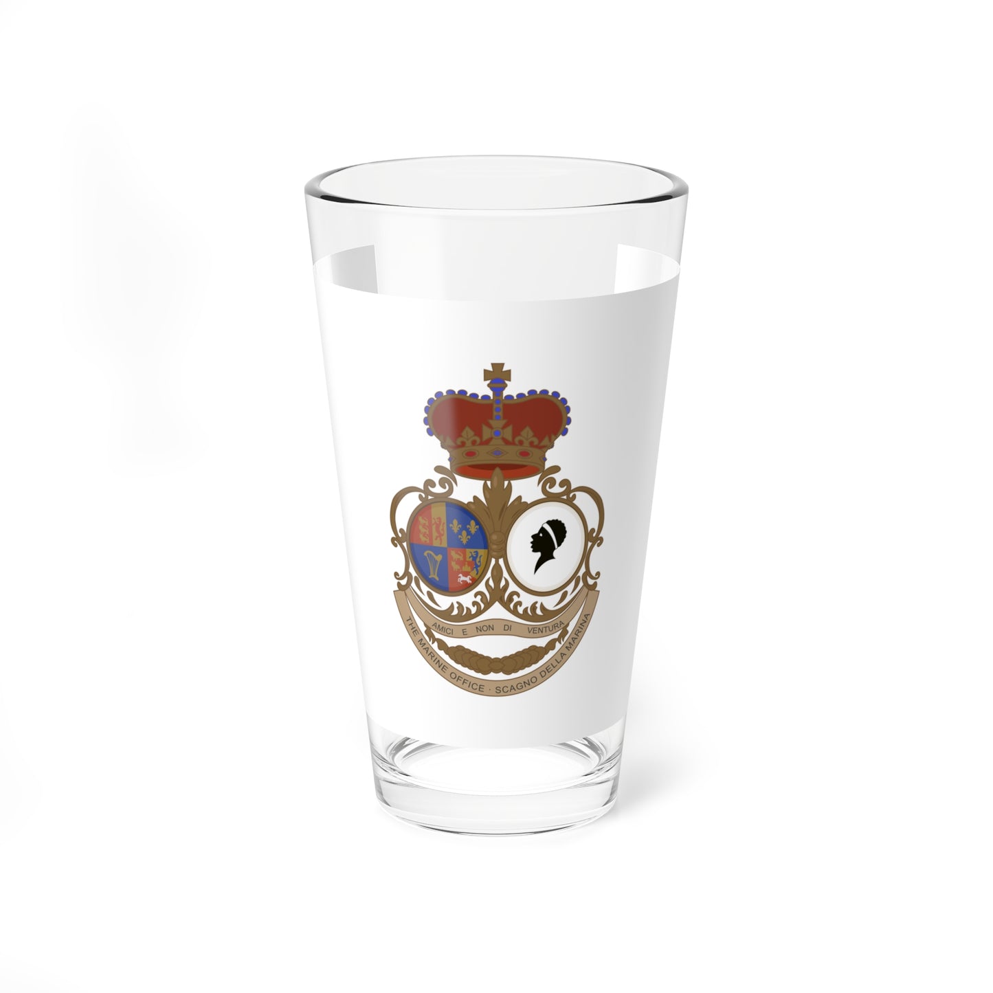 Flag of the Anglo-Corsican Kingdom (France) Pint Glass 16oz