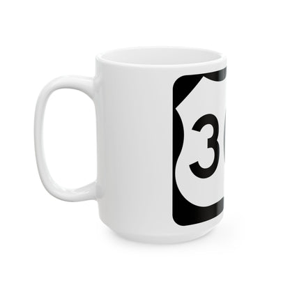 US 309 NY (New York) (Road Sign) White Coffee Mug
