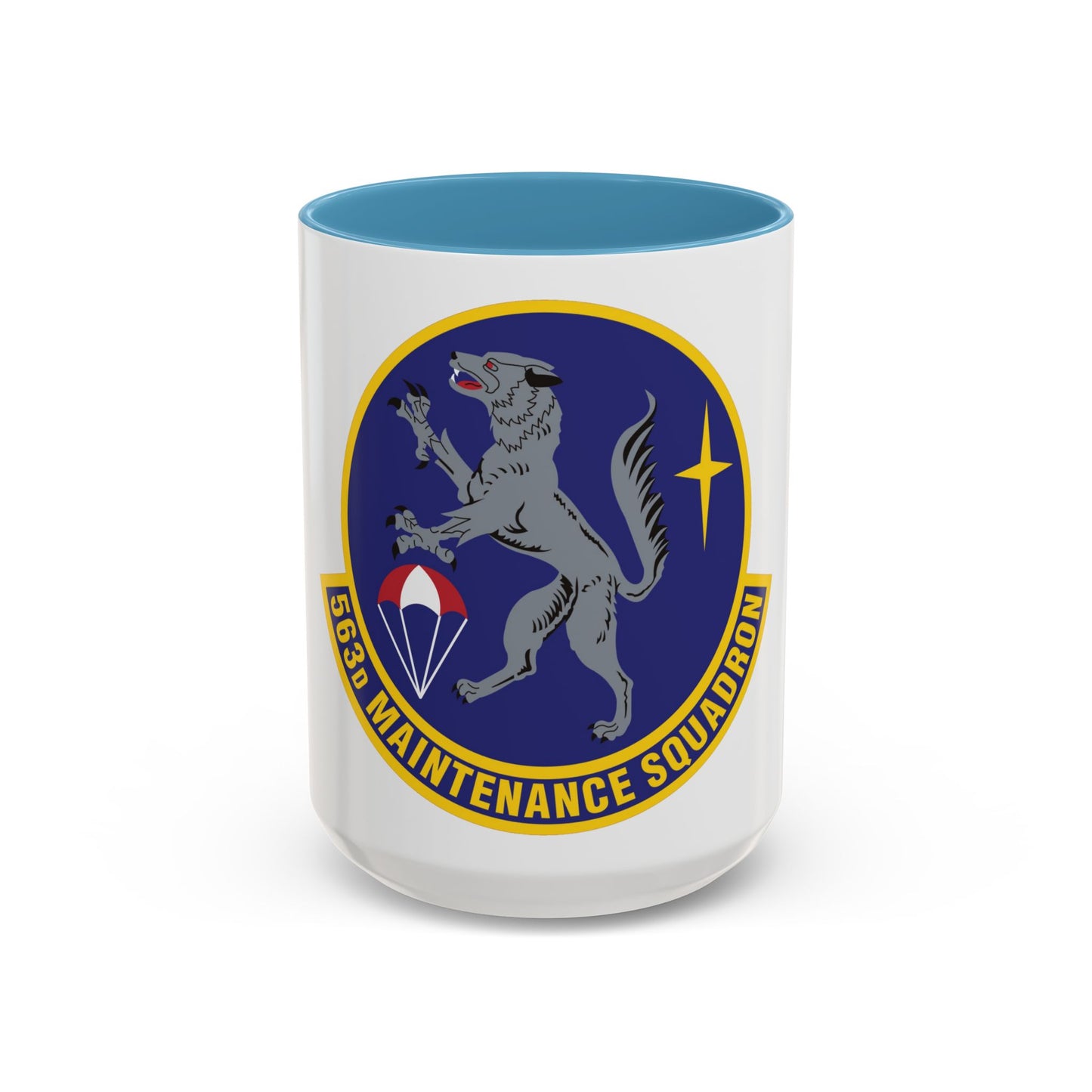 563d Maintenance Squadron (U.S. Air Force) Accent Coffee Mug