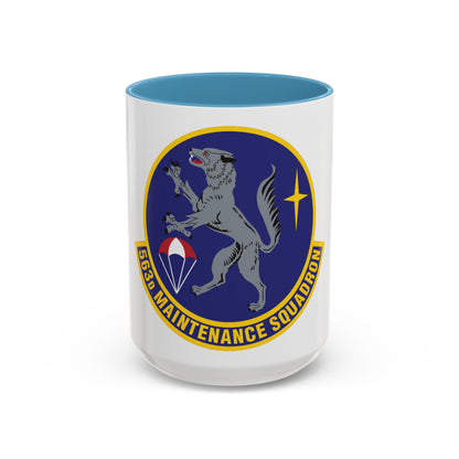 563d Maintenance Squadron (U.S. Air Force) Accent Coffee Mug