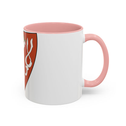 Lesser coat of arms of the Kingdom of Bohemia (Wenceslaus II of Bohemia) - Accent Coffee Mug