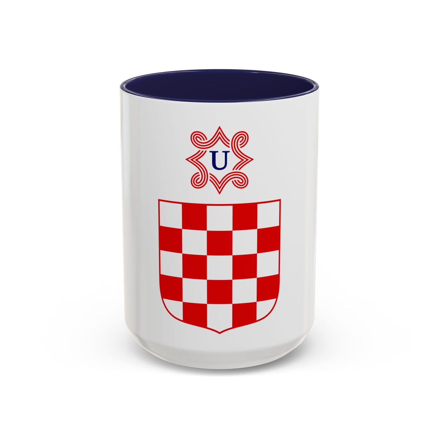 Coat of arms of the Independent State of Croatia - Accent Coffee Mug