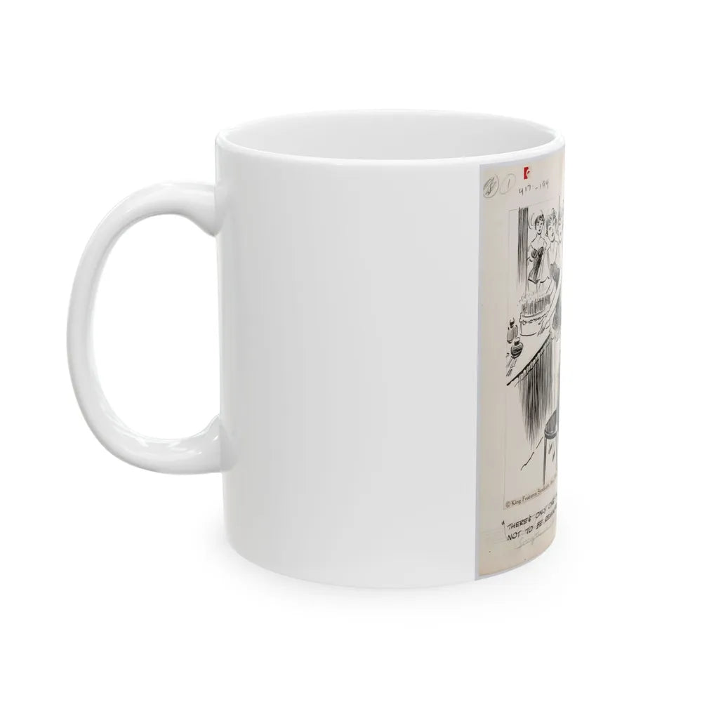 Cuties Single Panel Gag Comic Strip - White Coffee Mug-Go Mug Yourself