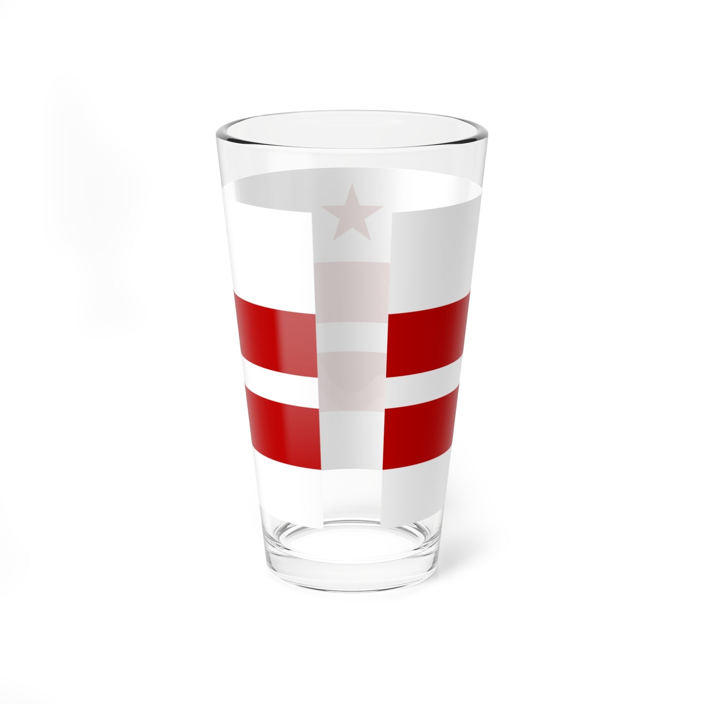 Flag of Washington D.C. 1938 (United States) Pint Glass 16oz