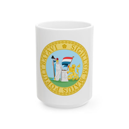 Great Seal of the Batavian Republic (1796) - White Coffee Mug