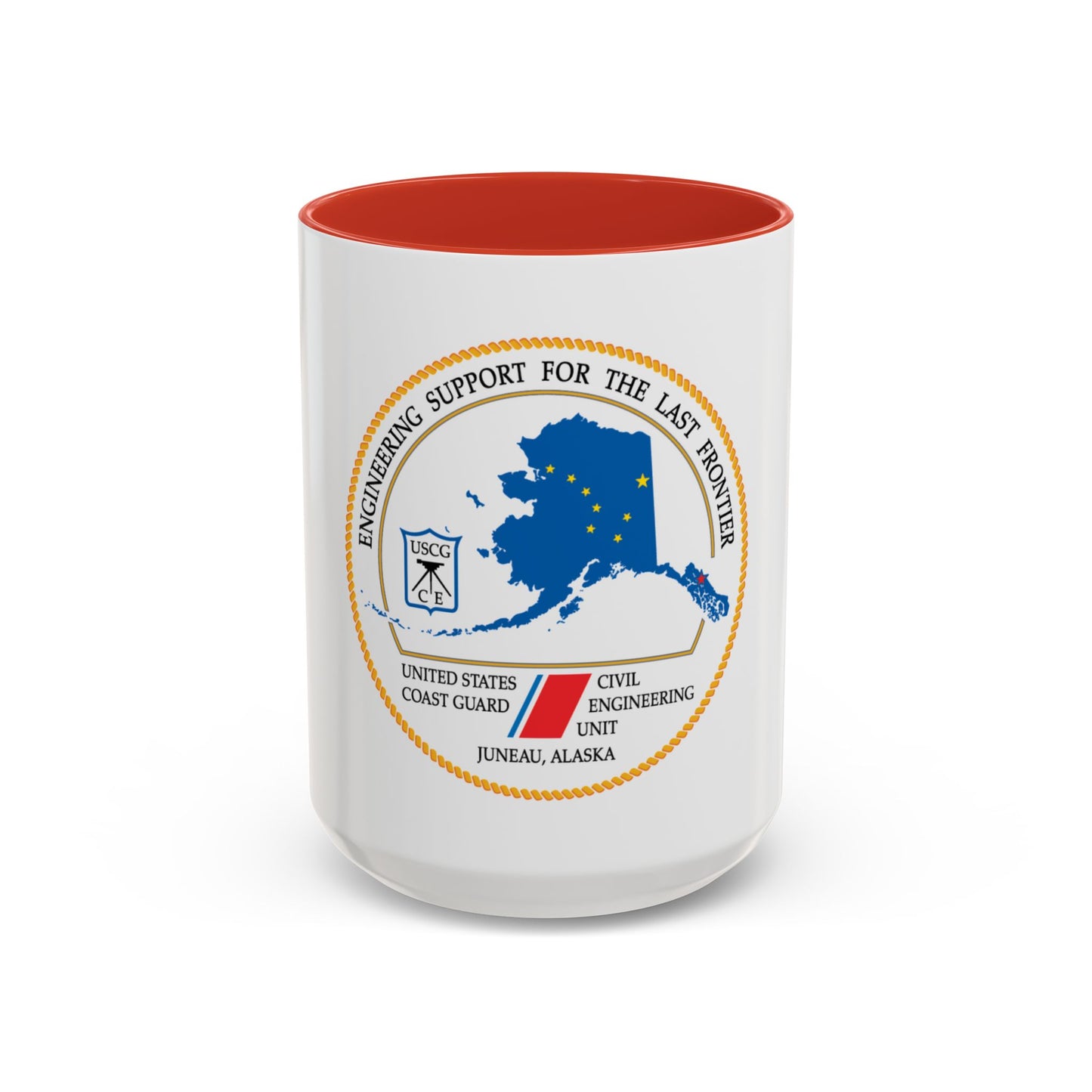 USCG CEU Juneau NEW 08 (U.S. Coast Guard) Accent Coffee Mug