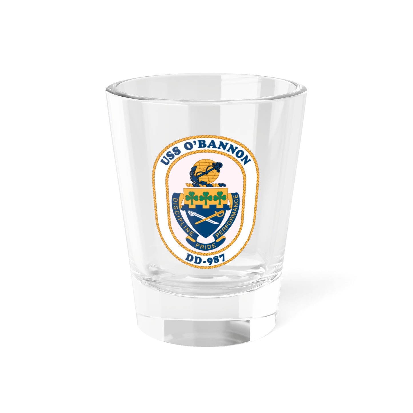 USS O (U.S. Navy) Shot Glass 1.5oz