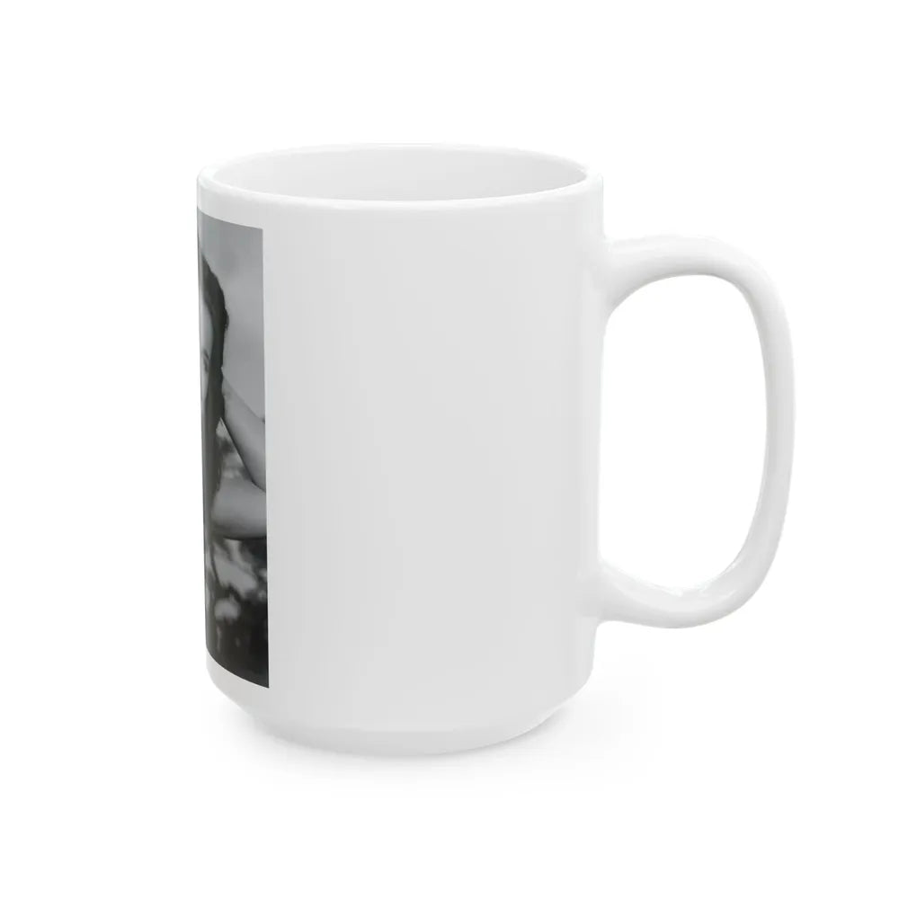 Debra Paget #49 1 (Vintage Female Icon) White Coffee Mug-Go Mug Yourself