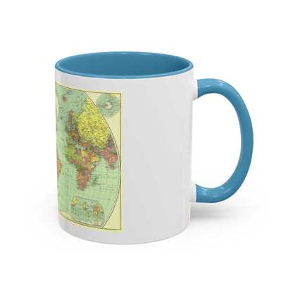 World Map (1932) (Map) Accent Coffee Mug