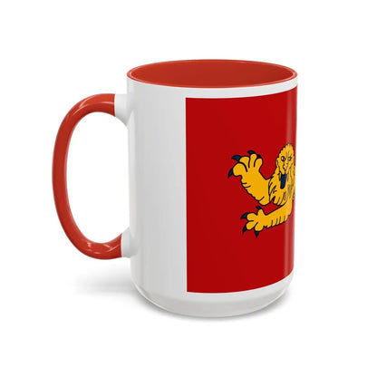 Flag of Aquitaine France - Accent Coffee Mug-Go Mug Yourself