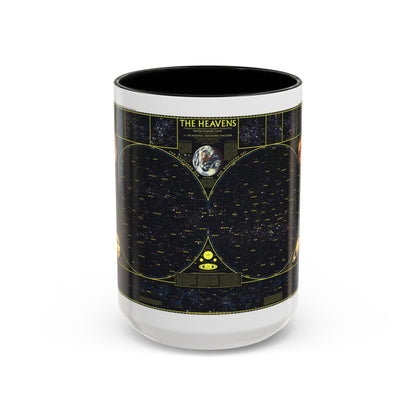 Heavens. The (1970) (Map) Accent Coffee Mug