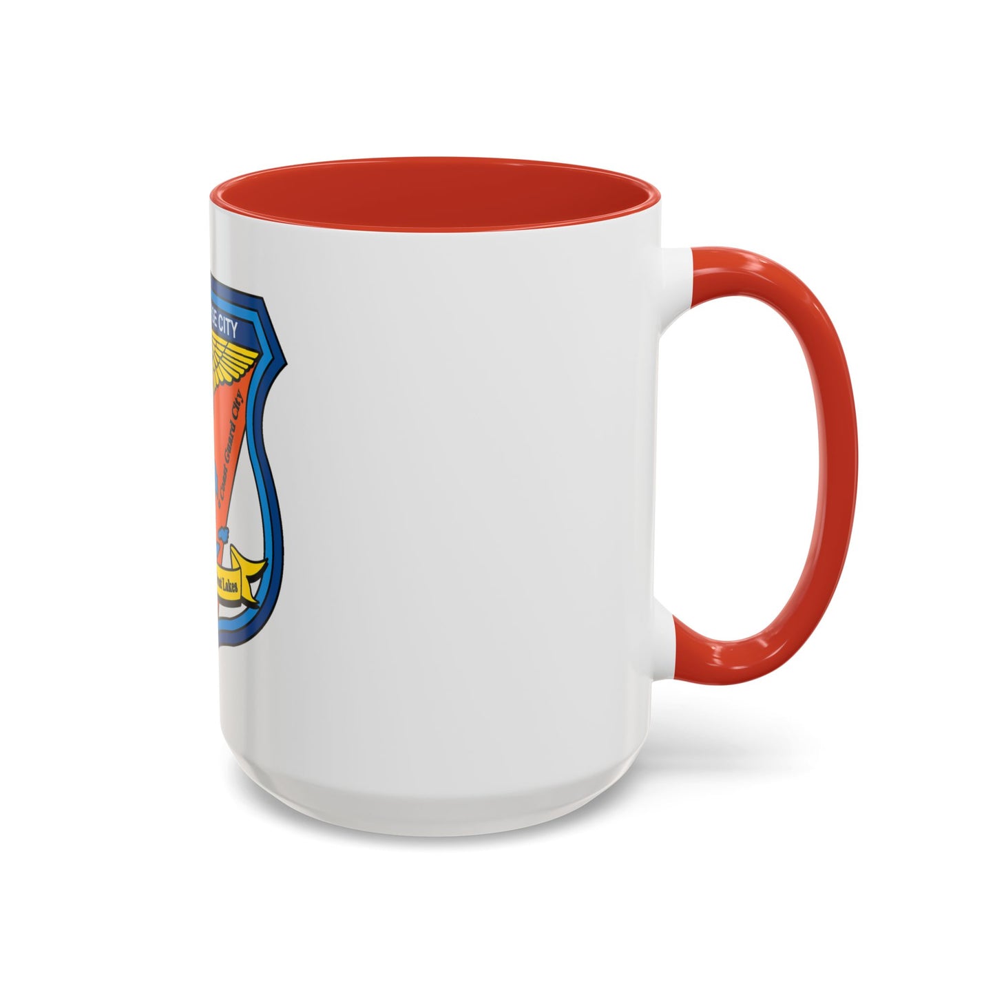 USCG Air Station Traverse City (U.S. Coast Guard) Accent Coffee Mug