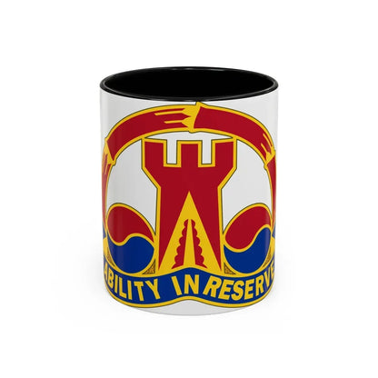 248 Engineer Battalion (U.S. Army) Accent Coffee Mug 11oz Black - Go Mug Yourself