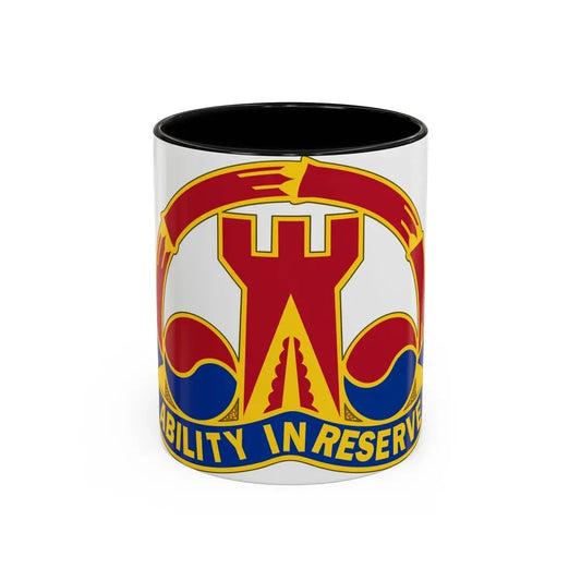 248 Engineer Battalion (U.S. Army) Accent Coffee Mug 11oz Black - Go Mug Yourself