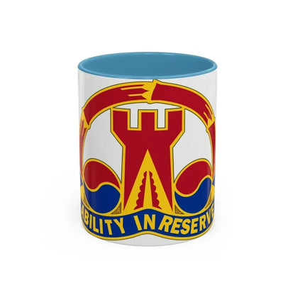 248 Engineer Battalion (U.S. Army) Accent Coffee Mug 11oz Light Blue - Go Mug Yourself