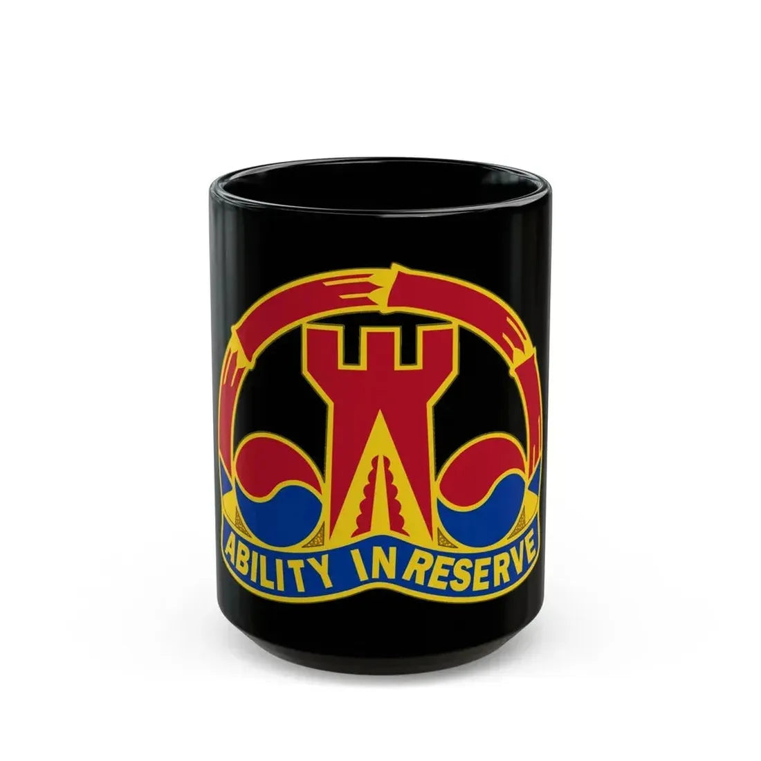 248 Engineer Battalion (U.S. Army) Black Coffee Mug - Go Mug Yourself