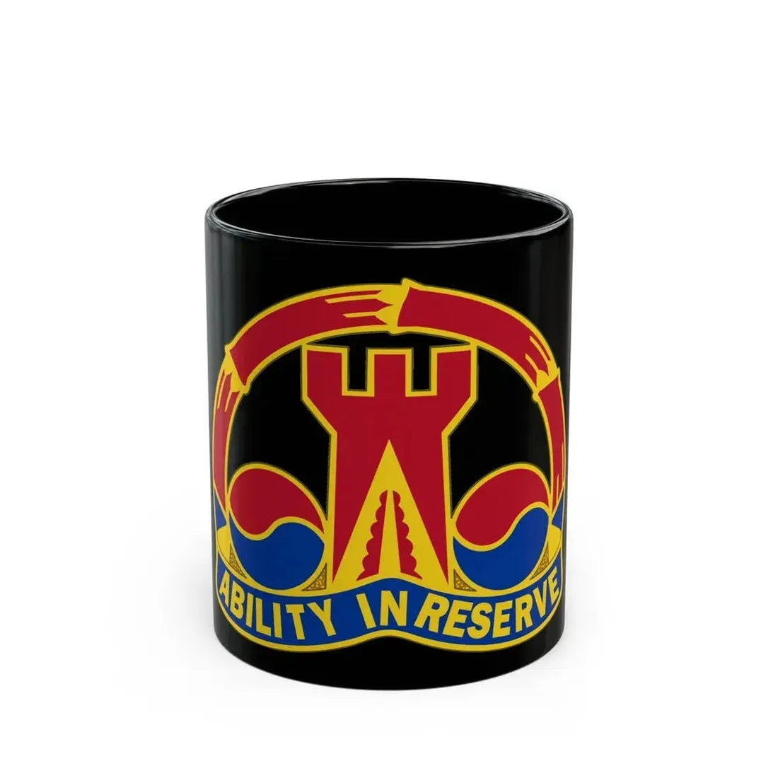 248 Engineer Battalion (U.S. Army) Black Coffee Mug - Go Mug Yourself