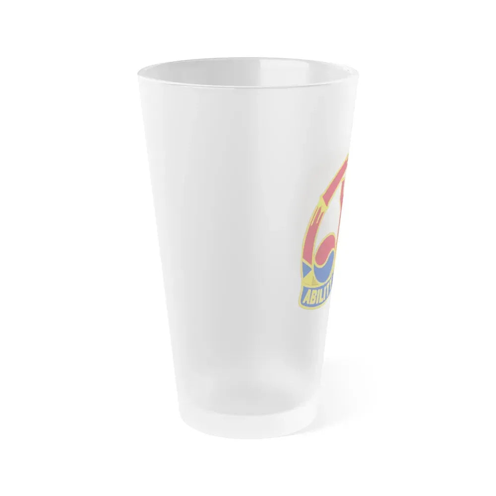 248 Engineer Battalion (U.S. Army) Frosted Pint Glass 16oz - Go Mug Yourself