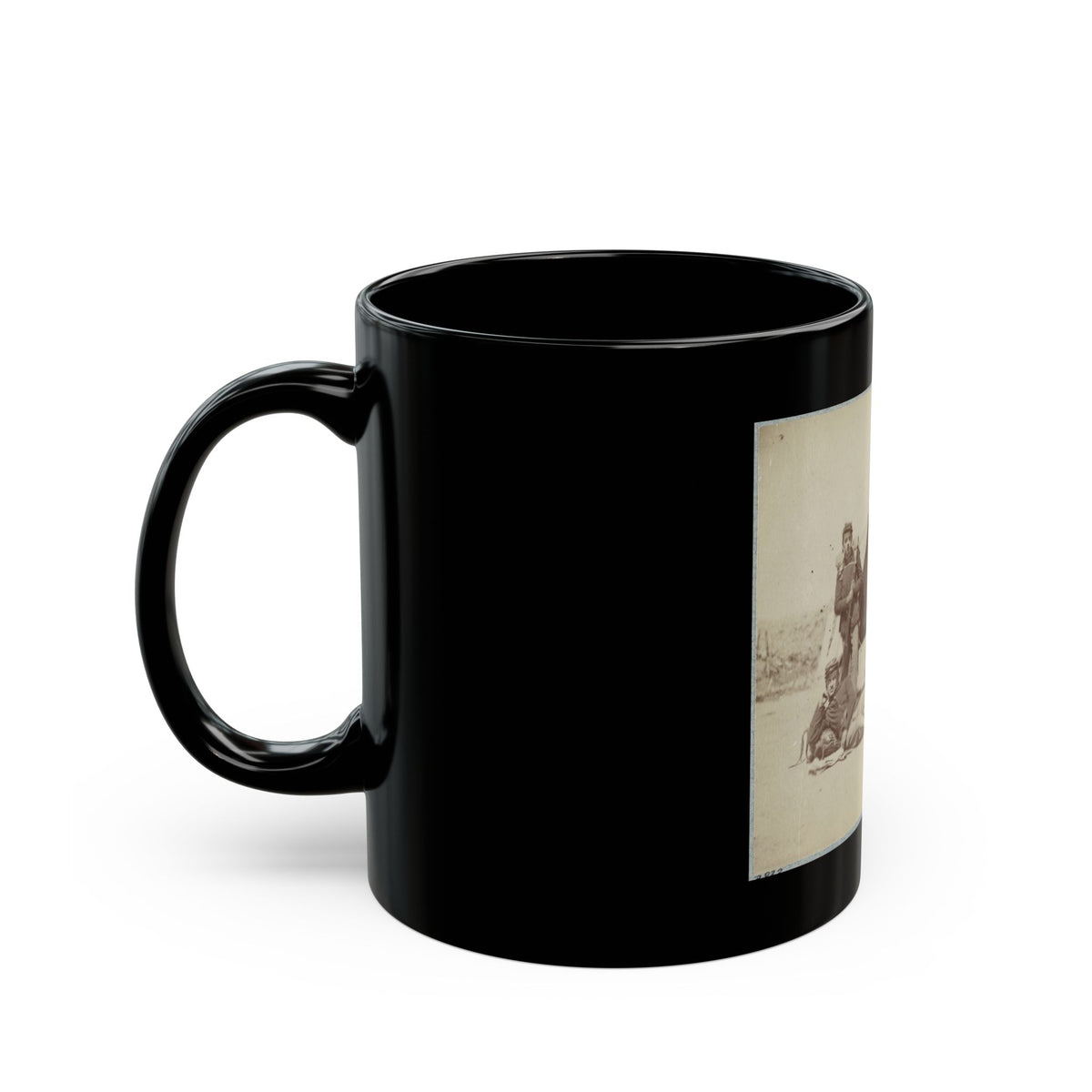 22d New York State Militia Near Harpers Ferry, Va., 1861 I.E.1862 003 (U.S. Civil War) Black Coffee Mug