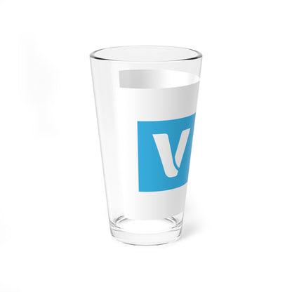 Flag of the Department of Vosges (France) Pint Glass 16oz