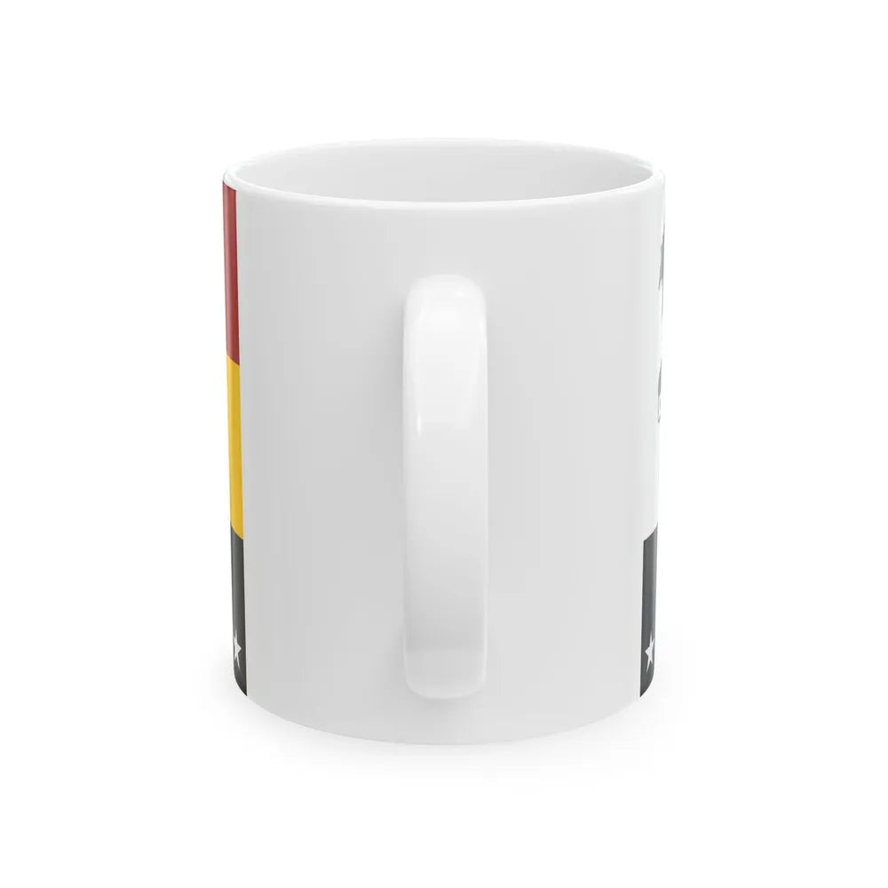 Flag of Madang Papa New Guinea - White Coffee Mug-Go Mug Yourself