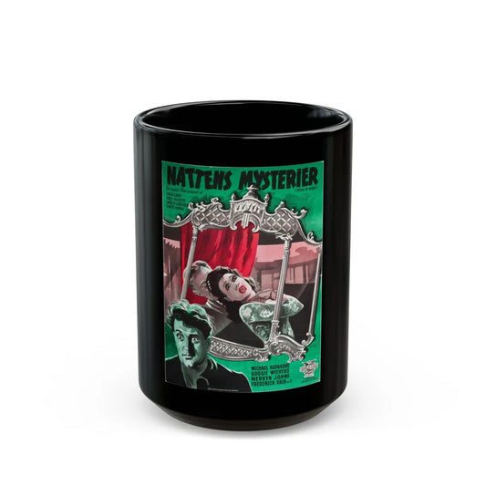 DEAD OF NIGHT (3) 1945 Movie Poster - Black Coffee Mug-15oz-Go Mug Yourself