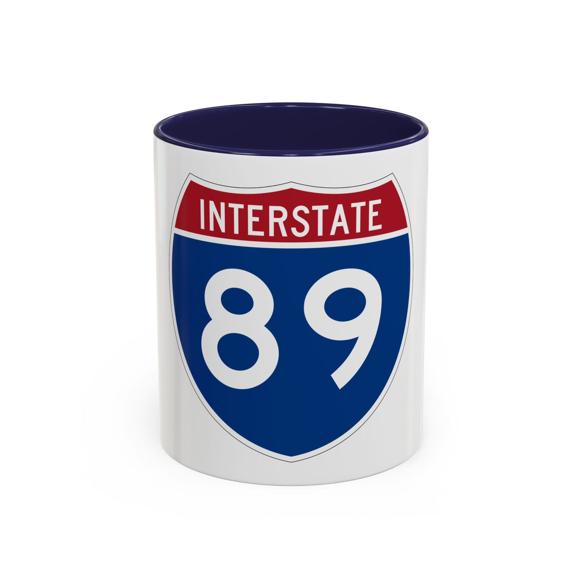 Interstate 89 (U.S. Highways) Accent Coffee Mug