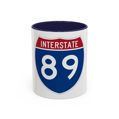 Interstate 89 (U.S. Highways) Accent Coffee Mug