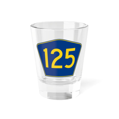 PR secondary 125 (Puerto Rico) (Road Sign) Shot Glass 1.5oz