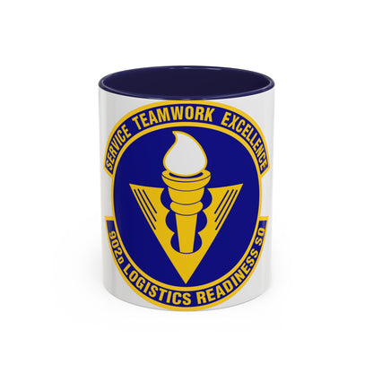 902d Logistics Readiness Squadron (U.S. Air Force) Accent Coffee Mug