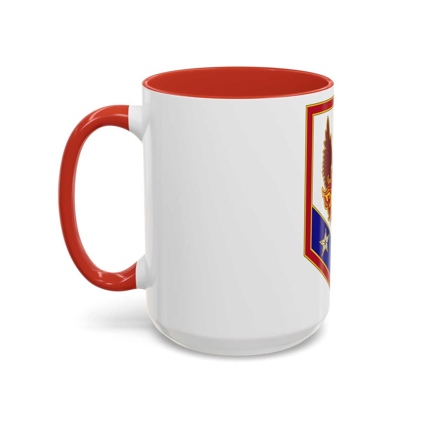 110 Maneuver Enhancement Brigade (U.S. Army) Accent Coffee Mug