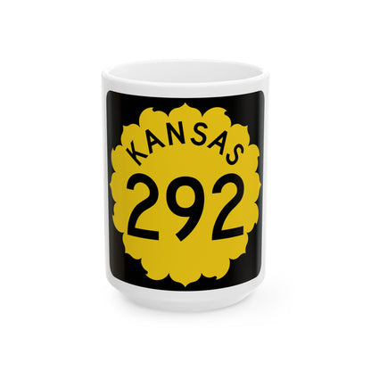 K-292 1962 (Kansas) (Road Sign) White Coffee Mug
