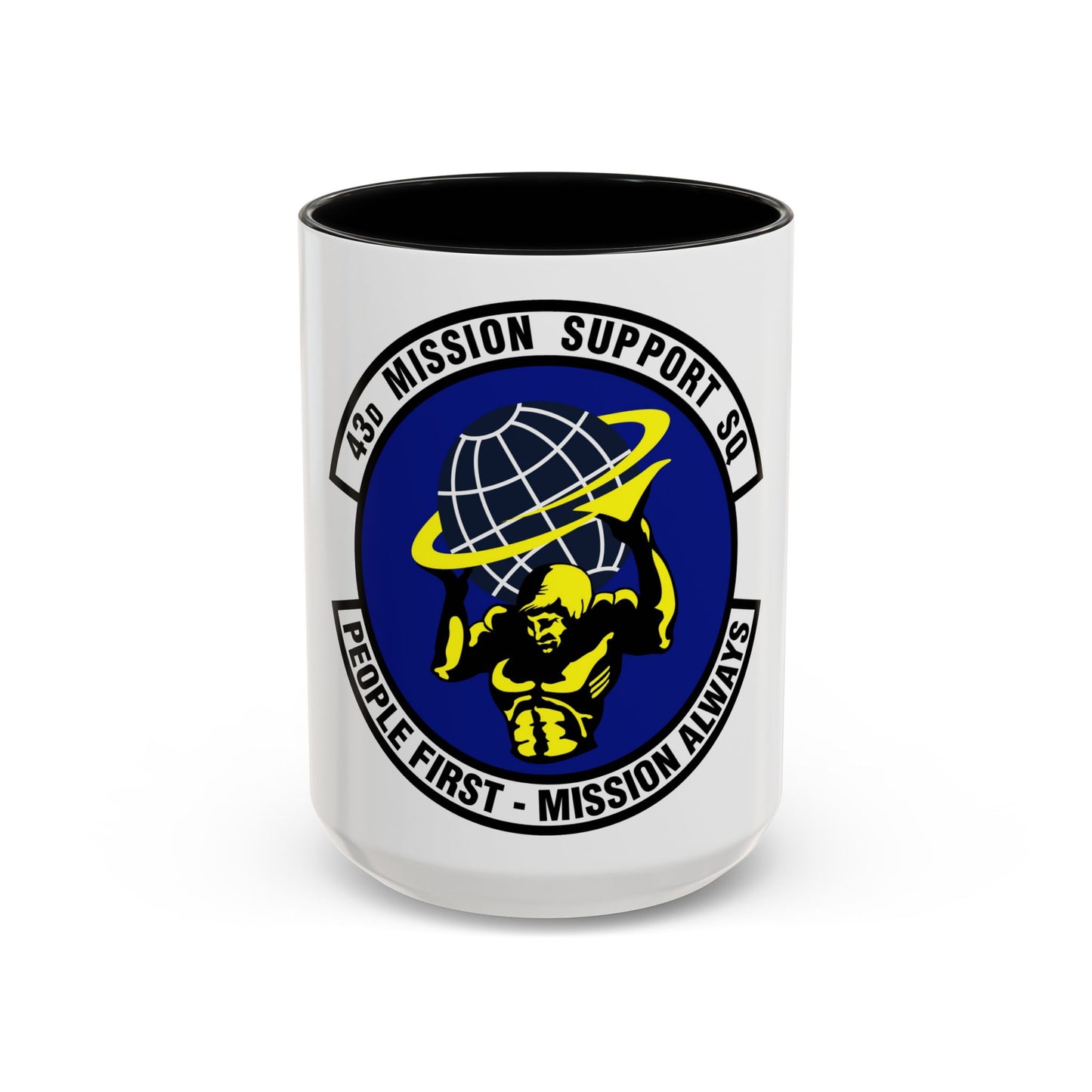 43d Mission Support Squadron (U.S. Air Force) Accent Coffee Mug