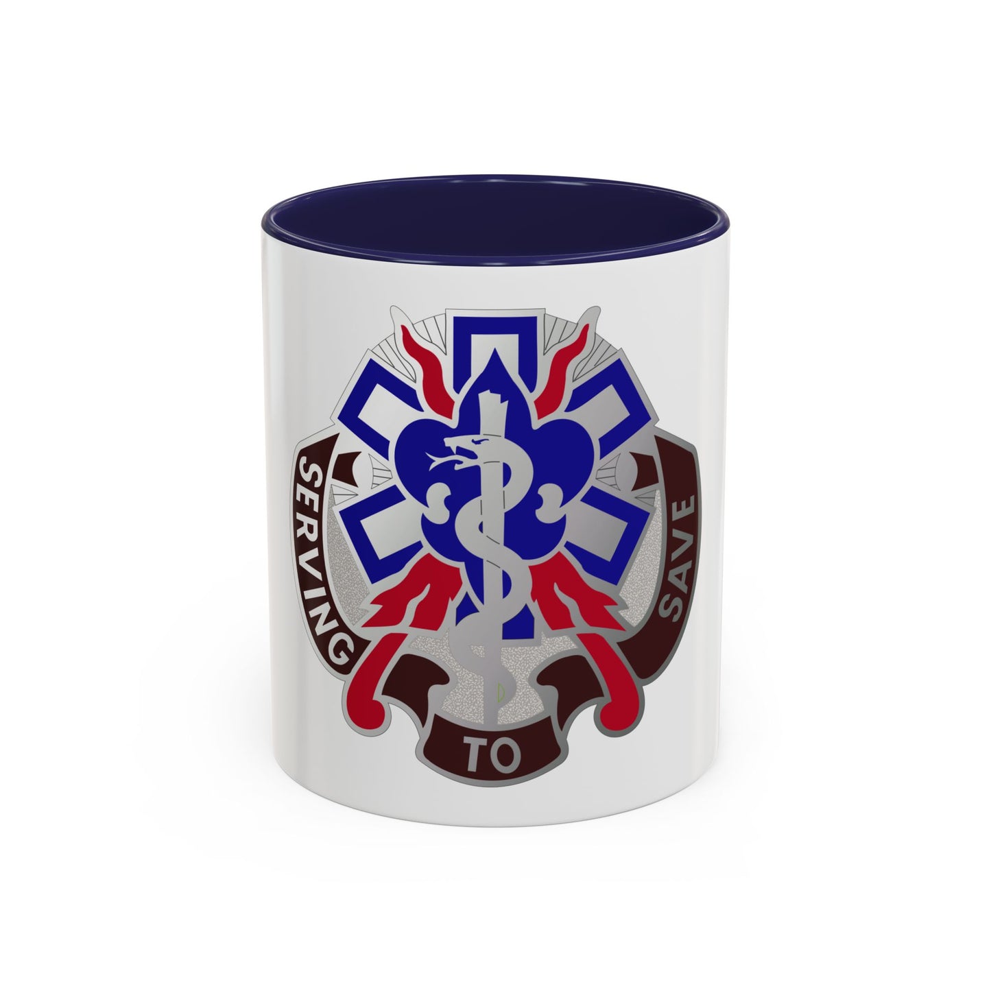 350 Surgical Hospital (U.S. Army) Accent Coffee Mug