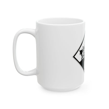 N-00 1926 template (Nebraska) (Road Sign) White Coffee Mug