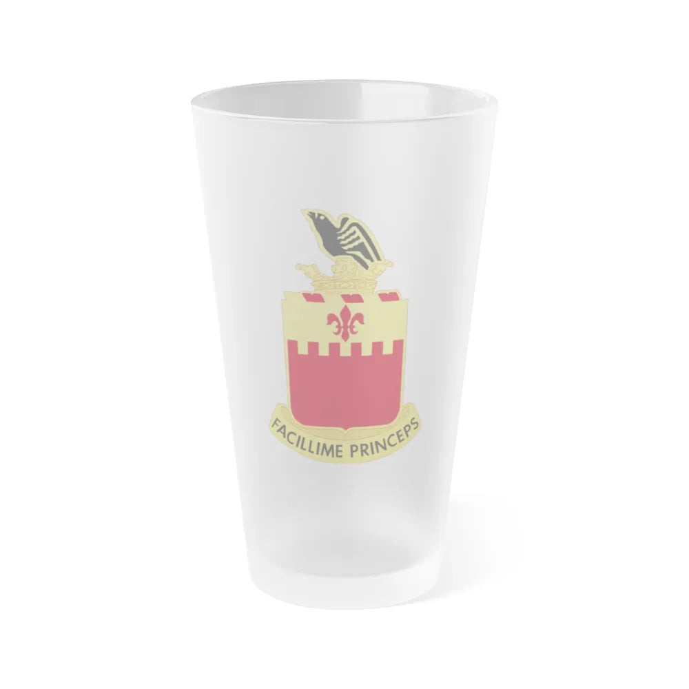 248th Artillery Regiment (U.S. Army) Frosted Pint Glass 16oz-Go Mug Yourself