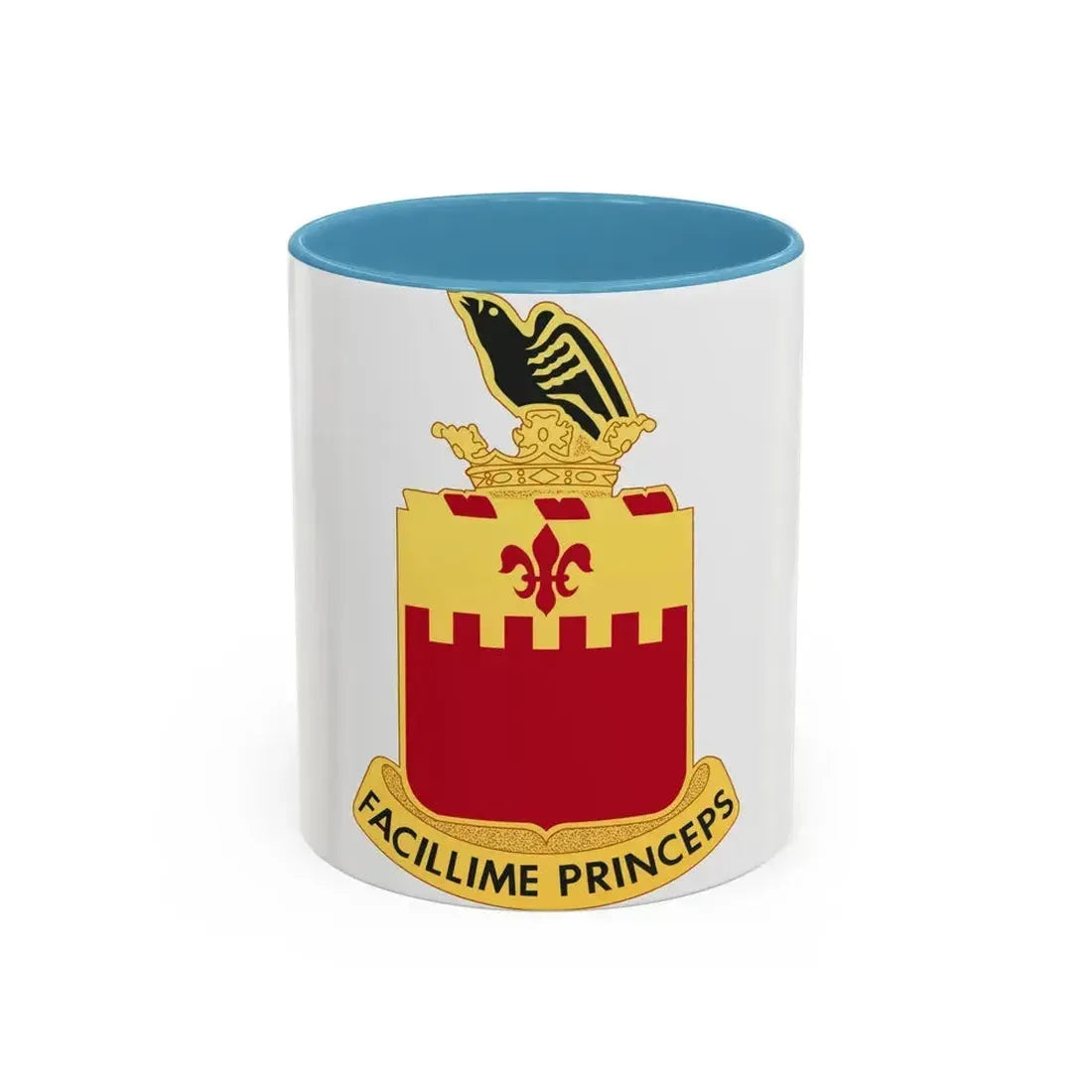 248th Artillery Regiment (U.S. Army) Accent Coffee Mug 11oz Light Blue - Go Mug Yourself