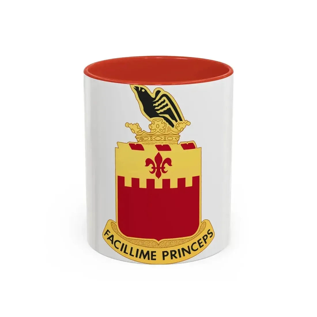 248th Artillery Regiment (U.S. Army) Accent Coffee Mug 11oz Red - Go Mug Yourself