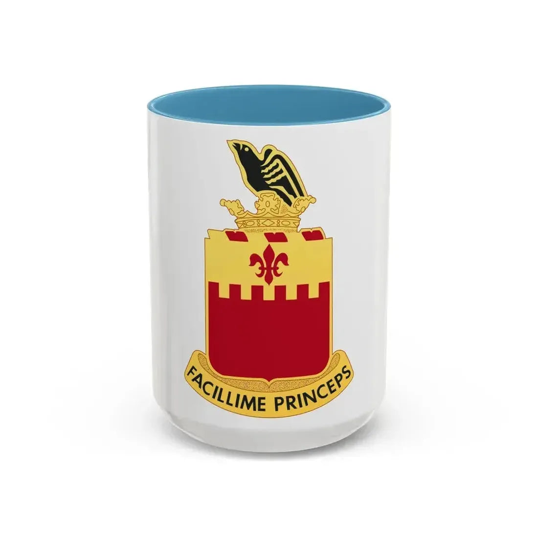 248th Artillery Regiment (U.S. Army) Accent Coffee Mug 15oz Light Blue - Go Mug Yourself