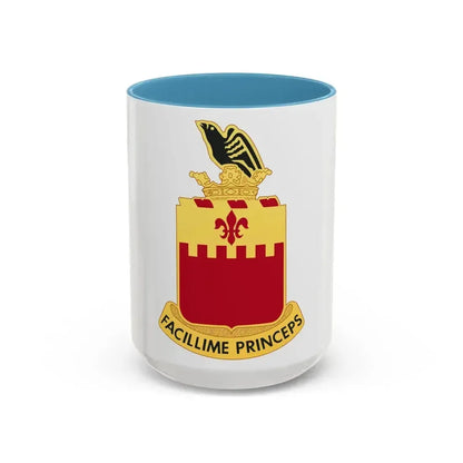 248th Artillery Regiment (U.S. Army) Accent Coffee Mug 15oz Light Blue - Go Mug Yourself