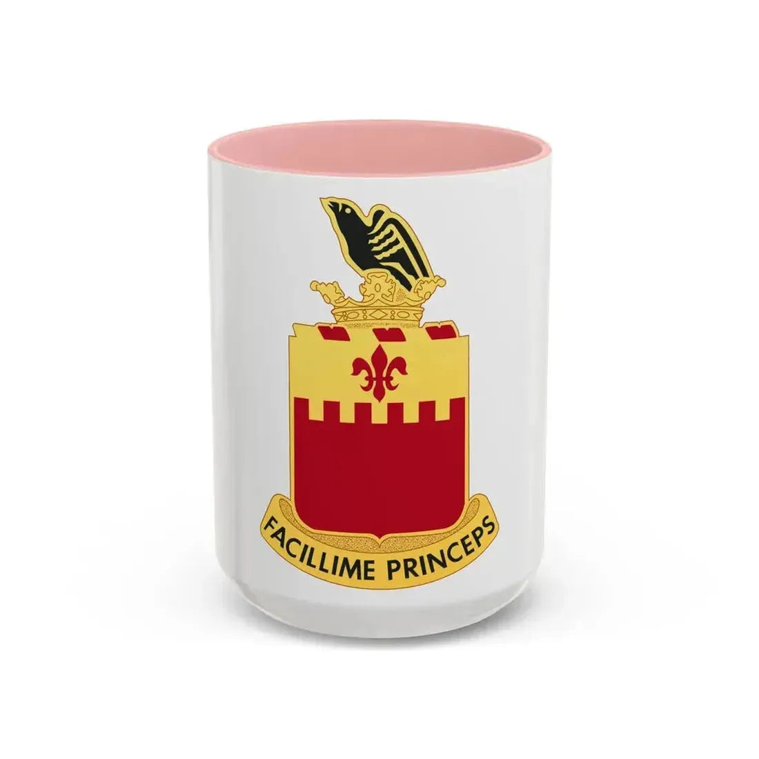 248th Artillery Regiment (U.S. Army) Accent Coffee Mug 15oz Pink - Go Mug Yourself