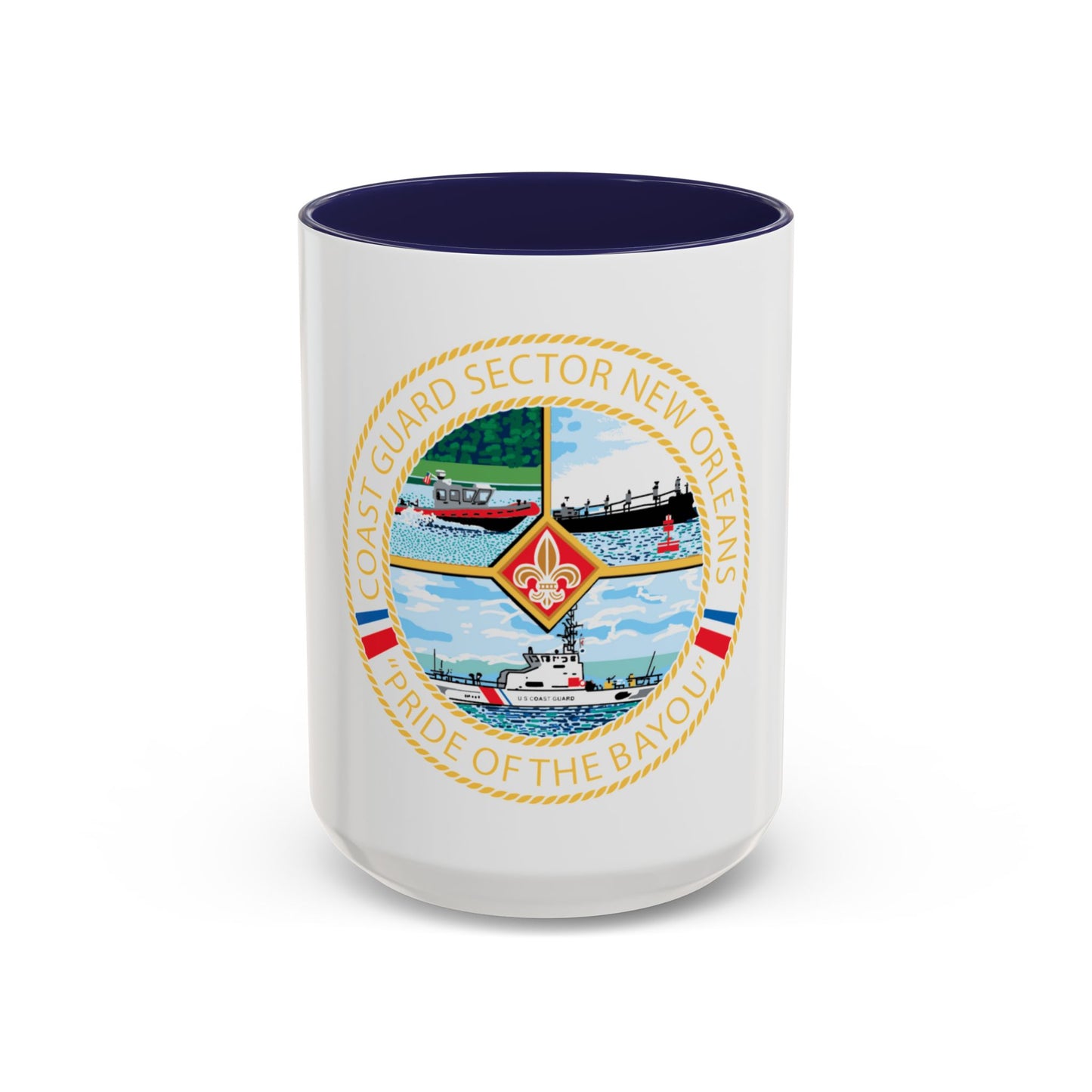 USCG Sector New Orleans   Pride of the Bayou (U.S. Coast Guard) Accent Coffee Mug