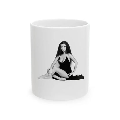 Jane Seymour #59 (Vintage Female Icon) White Coffee Mug-11oz-Go Mug Yourself