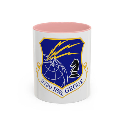373 Intelligence Surveillance and Reconnaissance Group AFISRA (U.S. Air Force) Accent Coffee Mug
