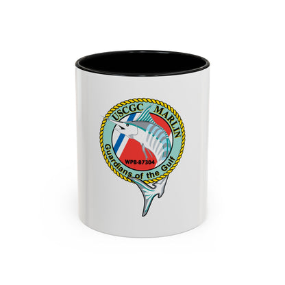 USCG Marlin WPB 87304 (U.S. Coast Guard) Accent Coffee Mug